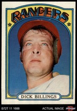 1972 Topps #148 Dick Billings Rangers 7 - NM