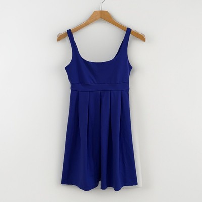 SUSANA MONACO Scoop Neck Jersey Knit Dress Blue  Size Small