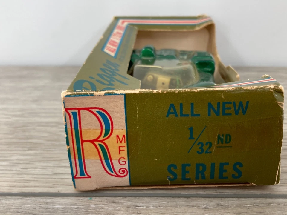 Coche Ranura Vintage Riggen 1/32 Chappie XL Verde Carreras Verde Ala Estilo Loto Foto 4 de 4