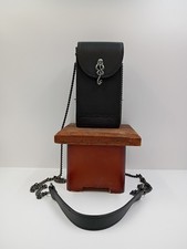 Bolso Bandolera Teléfono Dark Mark Morsmordre Harry Potter Slytherin Negro