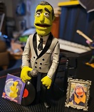 Muppets Tonight Palisades Johnny Fiama Action Figure Playset Silver Suit Variant