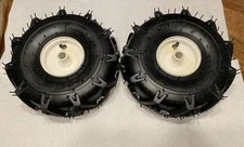 GICOOL 11x4.00-4" Tire and Wheel 3/4" Axle Size, 3-1/8" Centered Hub Replacement