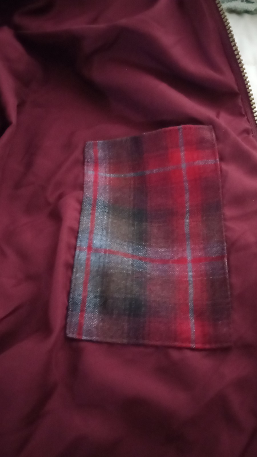 Pendleton Full Zip Jacket Burgundy Long Sleeve 4 … - image 10