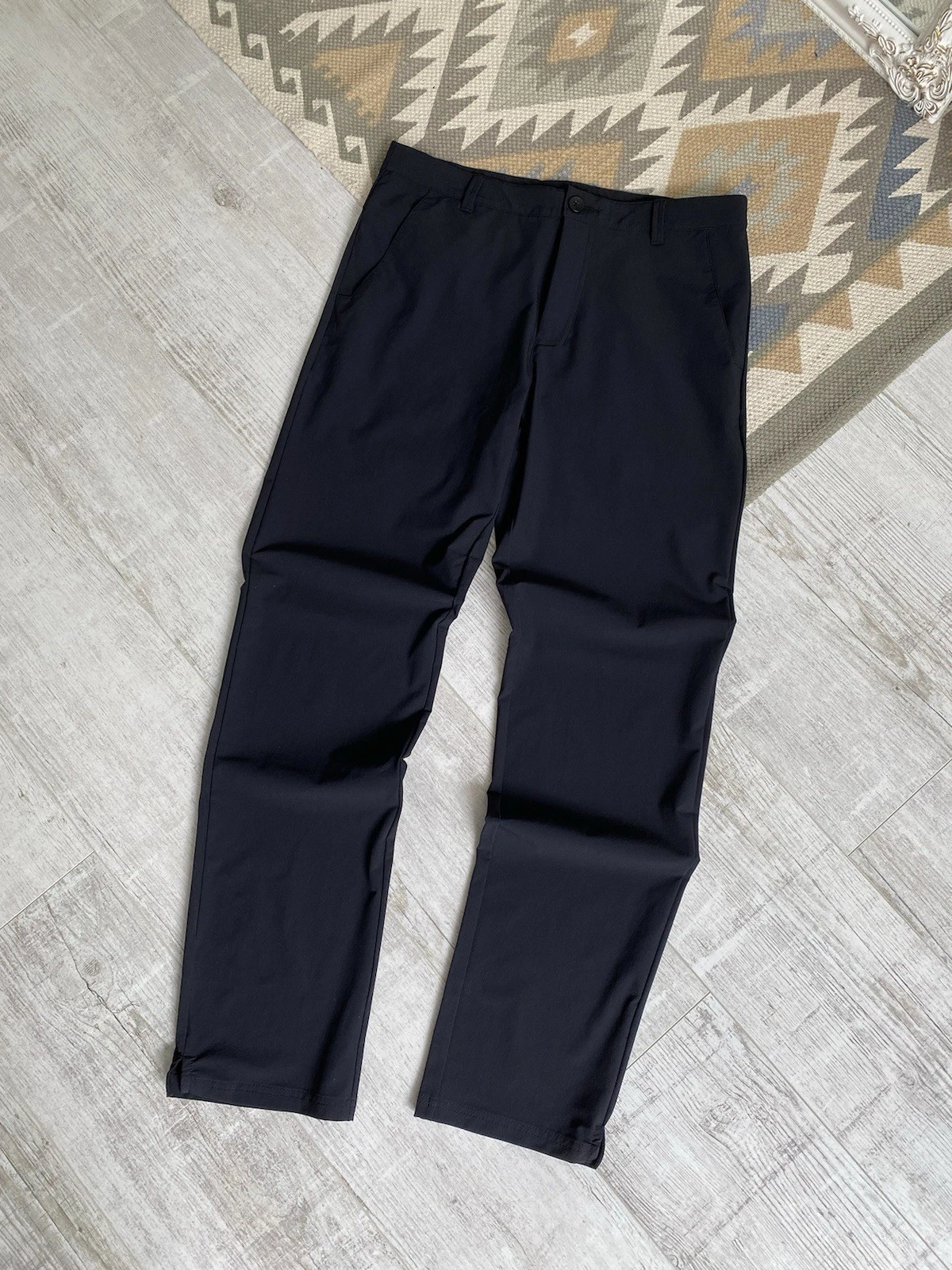 Oakley Mens Hiking Outdoor Nylon Black Softshell Pants Trousers Size 32