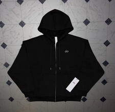 Alo Accolade Black Full Zip Hoodie Women's Size XS M NWT