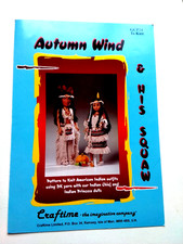 Native American Indian Autumn Wind Dolls Knitting Pattern Craftime 24 Original