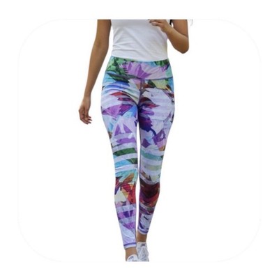 ZuVi XS abstract multicolored ethical & eco friendly leggings