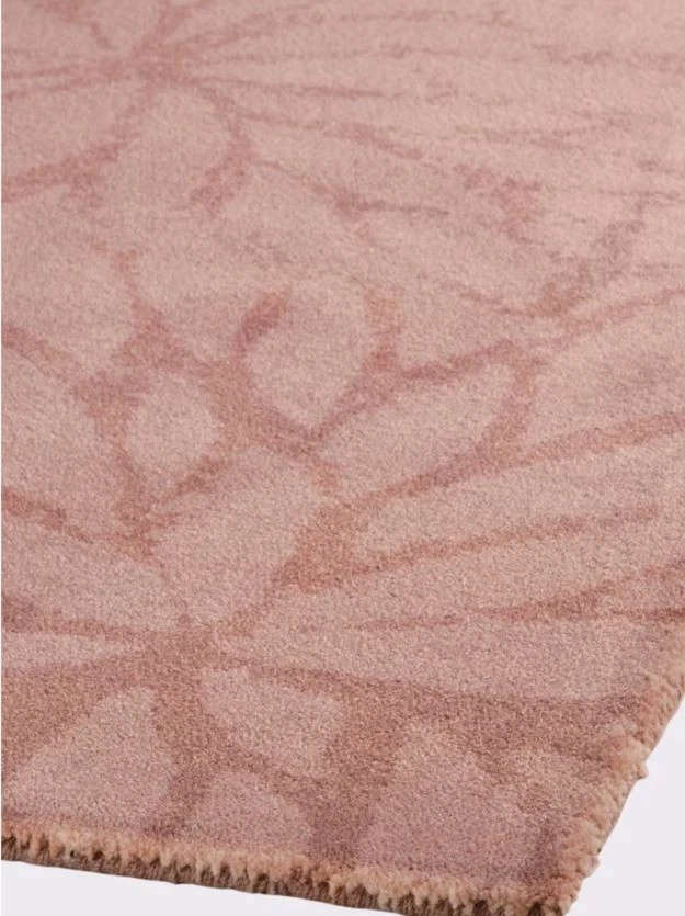 Teppich rosa 190 x 290 cm HEINE Kurzflor Blütenoptik altrosé Gr. 6 UVP:399€ P807 - Bild 3 von 3