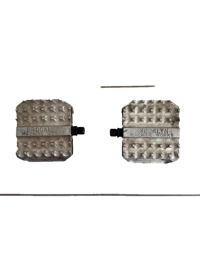 Brooklyn Machine Works Shin Burger Pedals Silver | eBay
