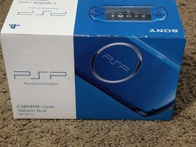 Sony PlayStation PSP 3000 Blue with Box | Charger | Battery - SHIP IN 1-DAY