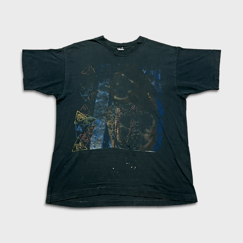 Vintage 90s Janet Jackson T Shirt Mens XL Black Thrashed Single Stitch Rap Tee - Picture 8 of 16