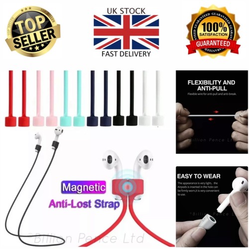 Magnetic Airpod Strap Cord Anti-Loss High Quality Universal | 7 Colours |  UK | eBay