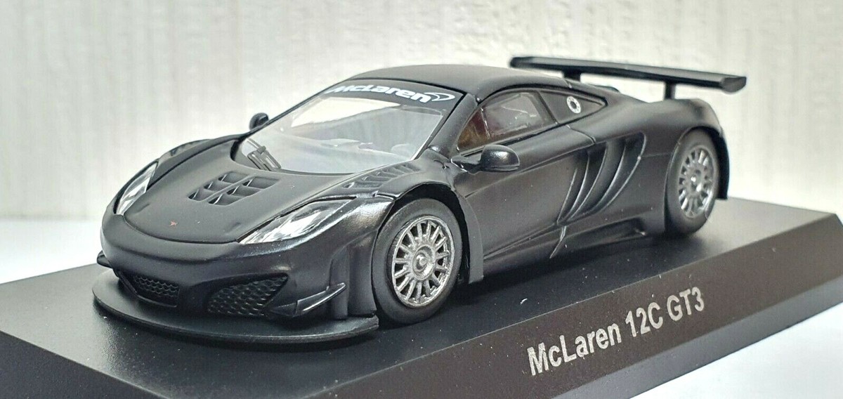 1/64 Kyosho MCLAREN 12C GT3 MATTE BLACK diecast car model | eBay