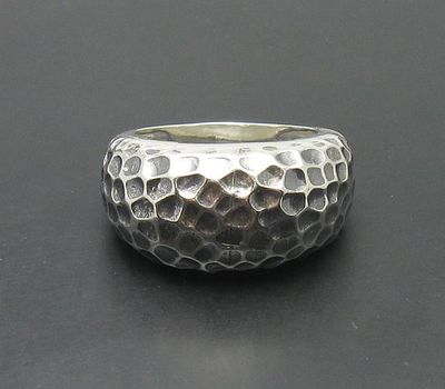 Stylish Genuine Sterling Silver Ring Hallmarked Solid 925 Nickel Free Handmade