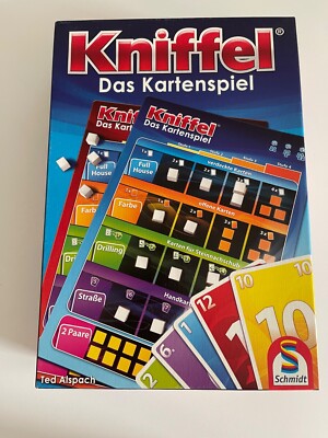 Kniffel Das Kartenspiel Brettspiel  Schmidt Spiele Ted Alspack super Selten 2013