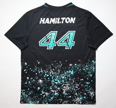 LEWIS HAMILTON #44 MERCEDES F1 TEAM RACING SHIRT