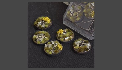 Highland (Round 40mm (x5) Gamers Grass