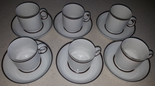 NEUw ♥ THOMAS ♥ Scandic Shadow ♥ 6x Kaffeegedeck 2 teilig ♥ 6x Kaffeetasse 6x UT - Bild 3 von 5