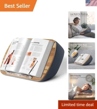 Comfortable Lap Beanbag Book Stand - Ergonomic Reading Pillow for Book Lovers