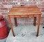 vintage childs school desk 1 drawer solid oak 25.5x18.5x24.5