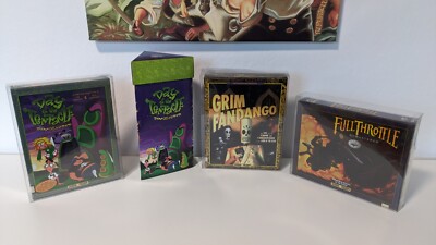 Grim Fandango, Day of the Tentacle, Full Throttle Collector PC Limited Run Games