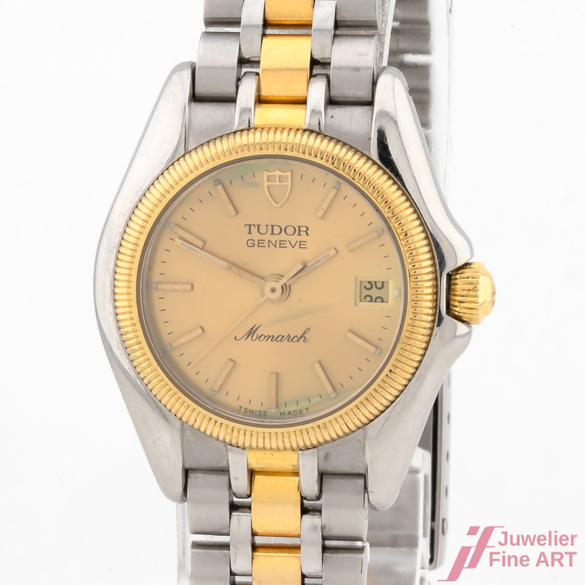 Orologio TUDOR Monarch Lady Acciaio Inox Oro Giallo Quarzo 26 MM