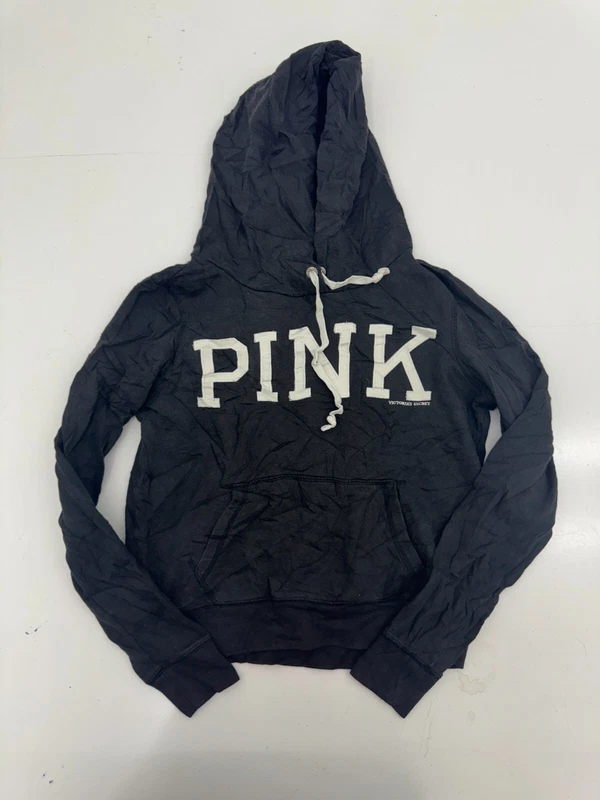 victoria-secret-vs black pullover hoodie