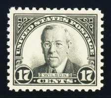 #623, 17c Woodrow Wilson, Superb-OG-NH, 2018 PSE (graded 98, nh) - PERFECT !