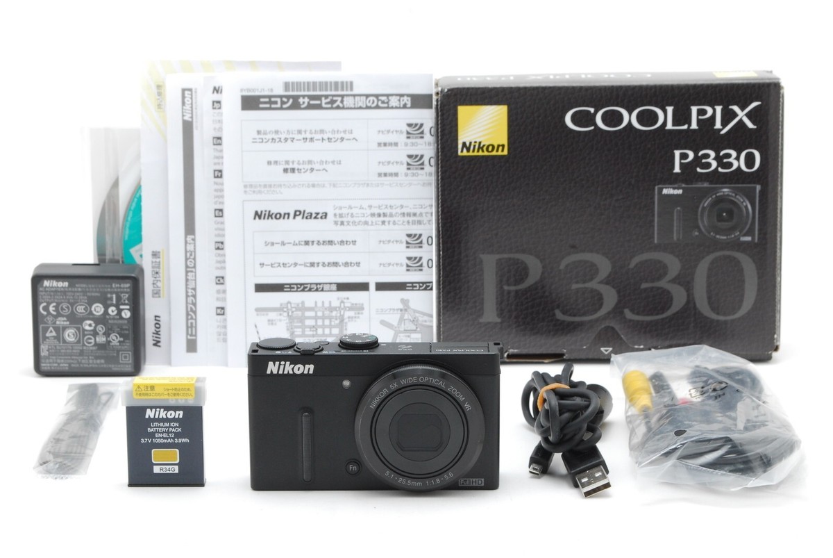 TOP MINT in Box】 Nikon COOLPIX P330 Black 12.2MP Compact TOP MINT in Box】 Nikon COOLPIX P330 Black 12.2MP Compact