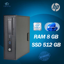 PC DE BUREAU HP 800G1 SFF INTEL I7 RAM 8 Go SSD 512 Go WIN 11 PRO RECONDITIONNÉ