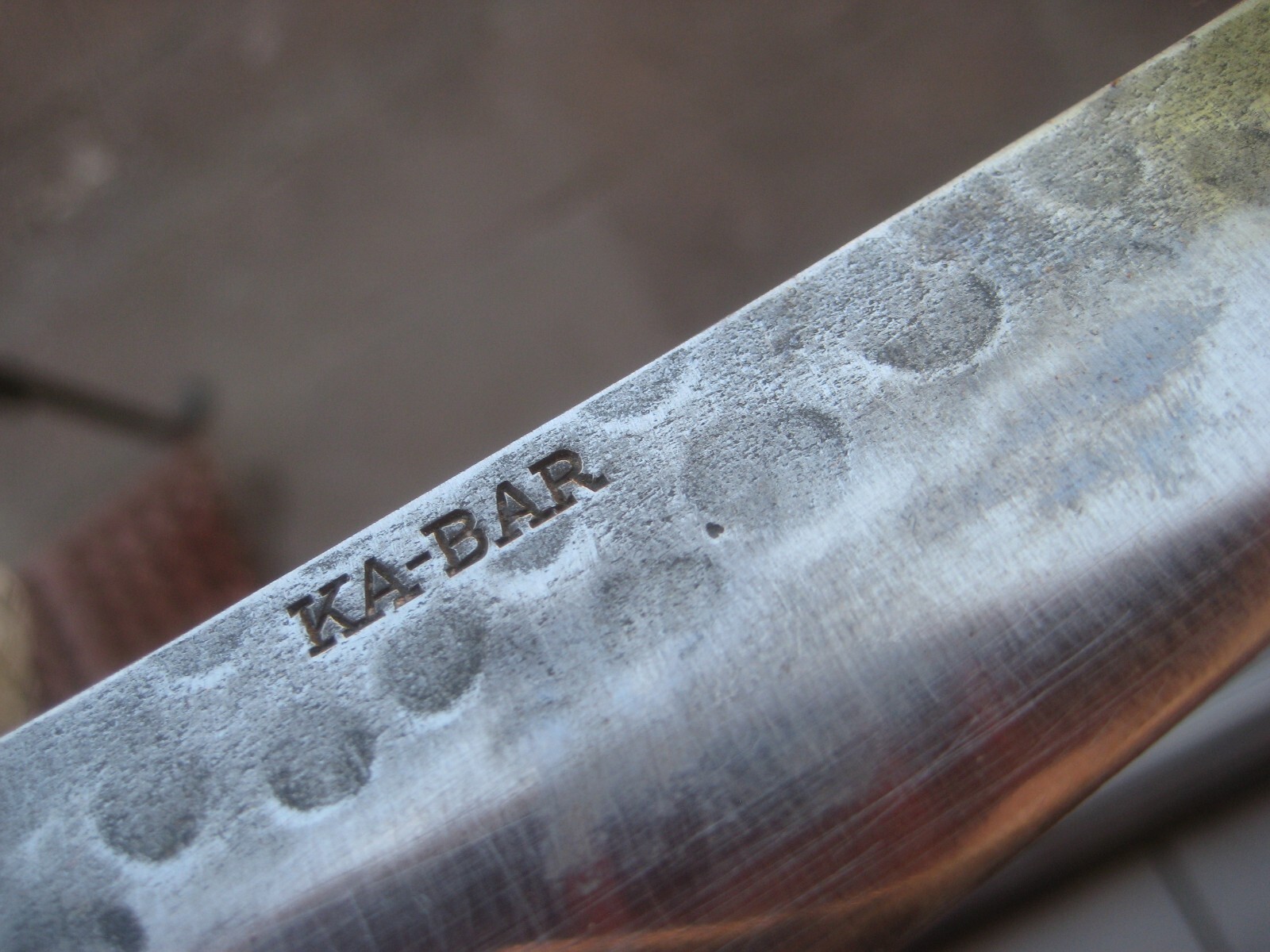 1940s Vintage 7" Blade KABAR CUTLERY INC. Thick Stiff Carbon Butcher