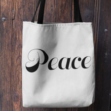 AOP Tote Bag "Peace"