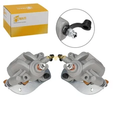 Rear Left Right Brake Calipers for 2007-2018 Yamaha Grizzly 700 YFM700 w/Pads