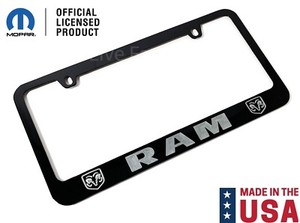 ram license plate frames black ram license plate frames black
