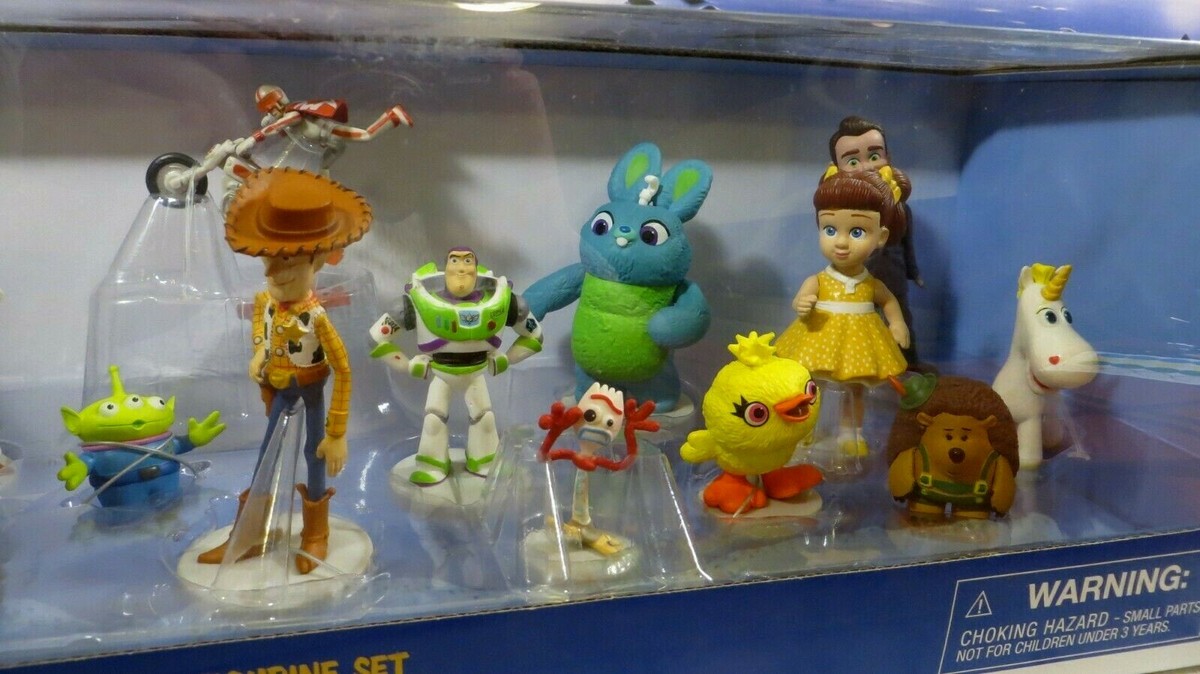 DISNEY TOY STORY 4 - MEGA FIGURINE SET-19 FIGURES - NIB-AUTHENTIC