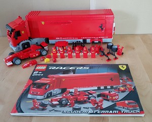 Lego Racers 8654 Scuderia Ferrari Truck Racing Team