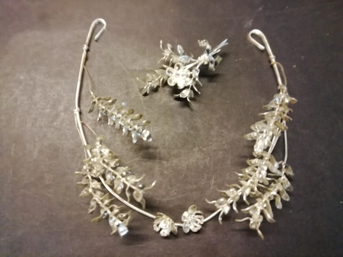 Silber Diadem Herren Krone Mit Zirkonia – Mittelalterlicher Haarschmuck Für Hochzeit & Cosplay