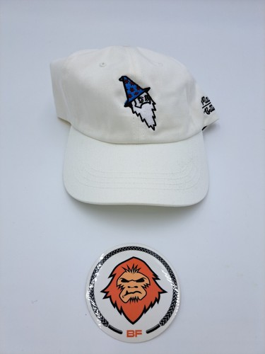 BETTI X MALBON WIZARD BUCKETS DAD HAT (WHITE) Strapback