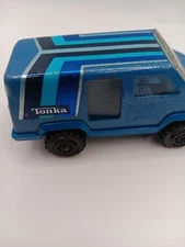 Vintage 1978 Tonka Blue Striped Van