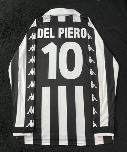Del Piero #10 Large 1999/2000 Retro Jersey Italy Soccer Football L White