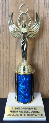 9'' Trophy - Free Engraving - Customize - Assembly Required