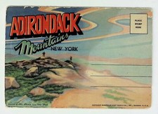 1930's Adiondack Mountains New York Postcard Folder #F29