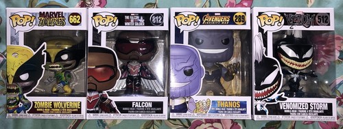 FUNKO SALE! Marvel Funko Pop Figures x4-Wolverine, Falcon: Winter Soldier
