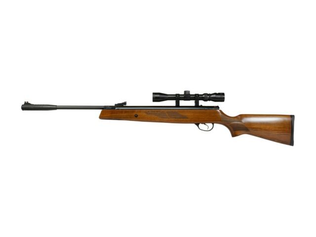 Scraped Air Rifle Hatsan MOD 95 Air Rifle with Scope - Turkish Walnut, 0.22 Caliber ...