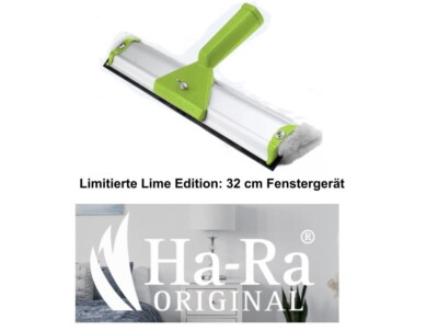 original Ha-Ra 32cm lime Fensterwischer Abzieher Fernsterreiniger viva Faser NEU