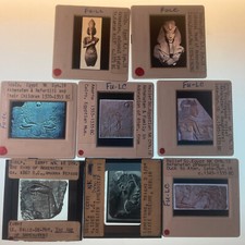 Akhenaten & Nefertiti- 8 Egyptian 35mm Art Slides