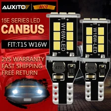 2X CANBUS Error Free 921 LED Blub Backup Reverse Light  Bulbs T15 W16W HID White
