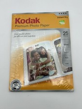 Kodak Premium Photo Paper 8.5 x 11 in. 25 Sheets Sealed Gloss Brand New