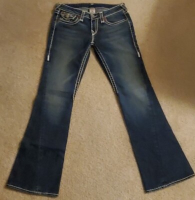 良品　TRUE RELIGION JOEY SUPER T 30 seat33 True Religion Joey Super T Women Denim Jeans Size 30x33 SEE Photos