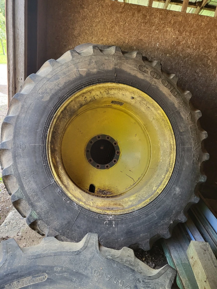 2) John Deere Tractor Tires Rims 480/80R50 (vg) Musser Bros, 54 OFF